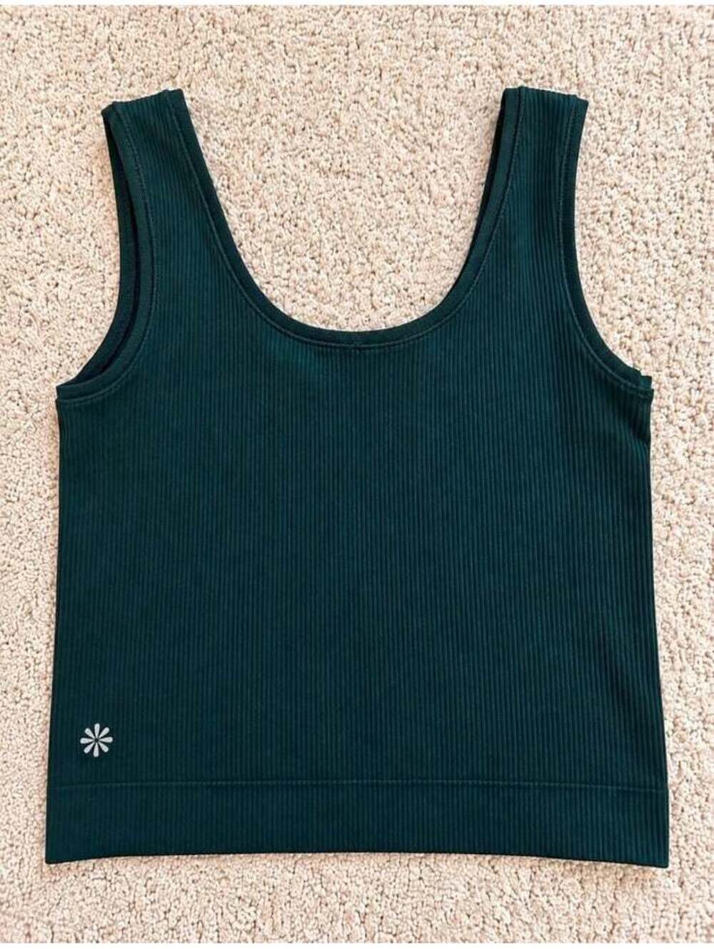 Athleta Ribbed Tank Tops – Excellent Condition - Dark Green - Large